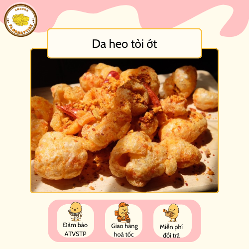 Da Heo Tỏi Ớt Đồ Ăn Vặt Floraattire Hộp 160gr