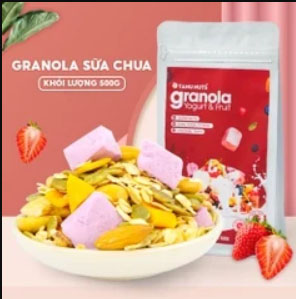 Ngũ cốc sữa chua sấy lạnh
