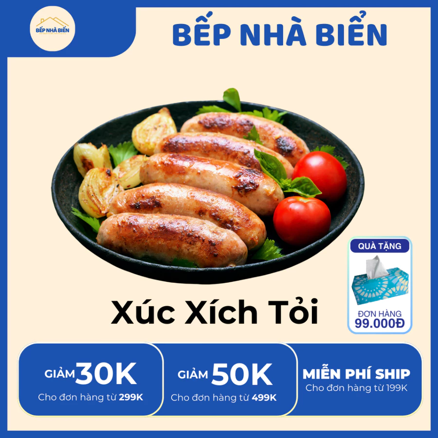 Xúc Xích Tỏi - Bếp Nhà Biển (100g)