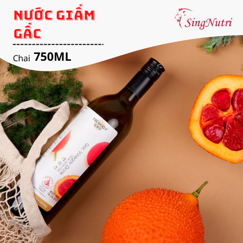NƯỚC GIẤM UỐNG VỊ GẤC CHAI/750ML SingNutri
