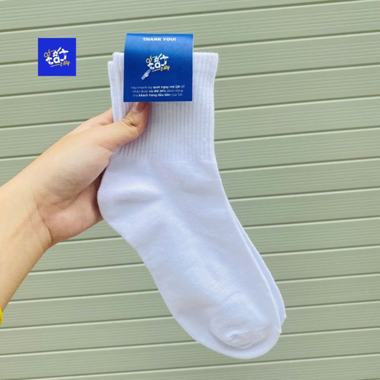 Tất Vớ Trơn Cổ Trung