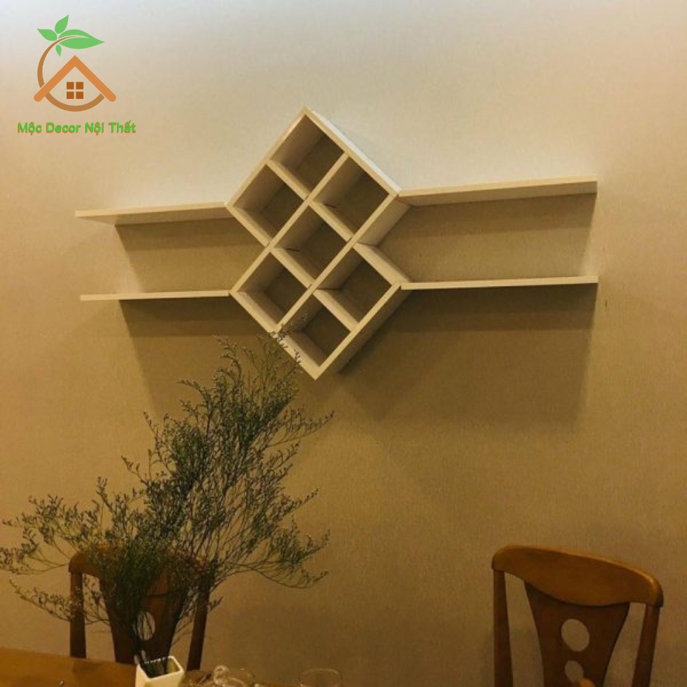 Bộ Kệ Treo Tường Phòng Khách