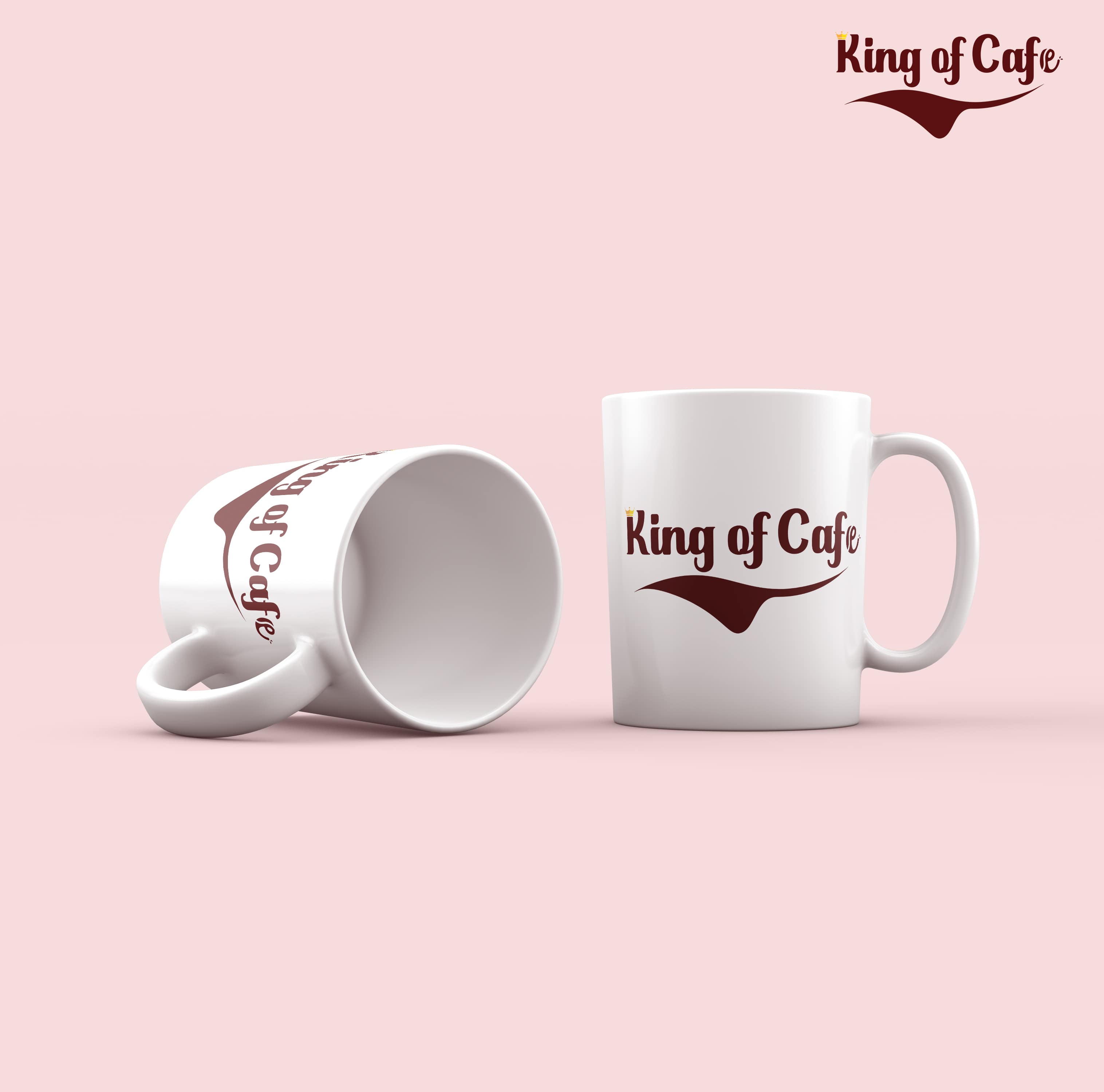 Cốc sứ cao cấp King Of Cafe 360ml