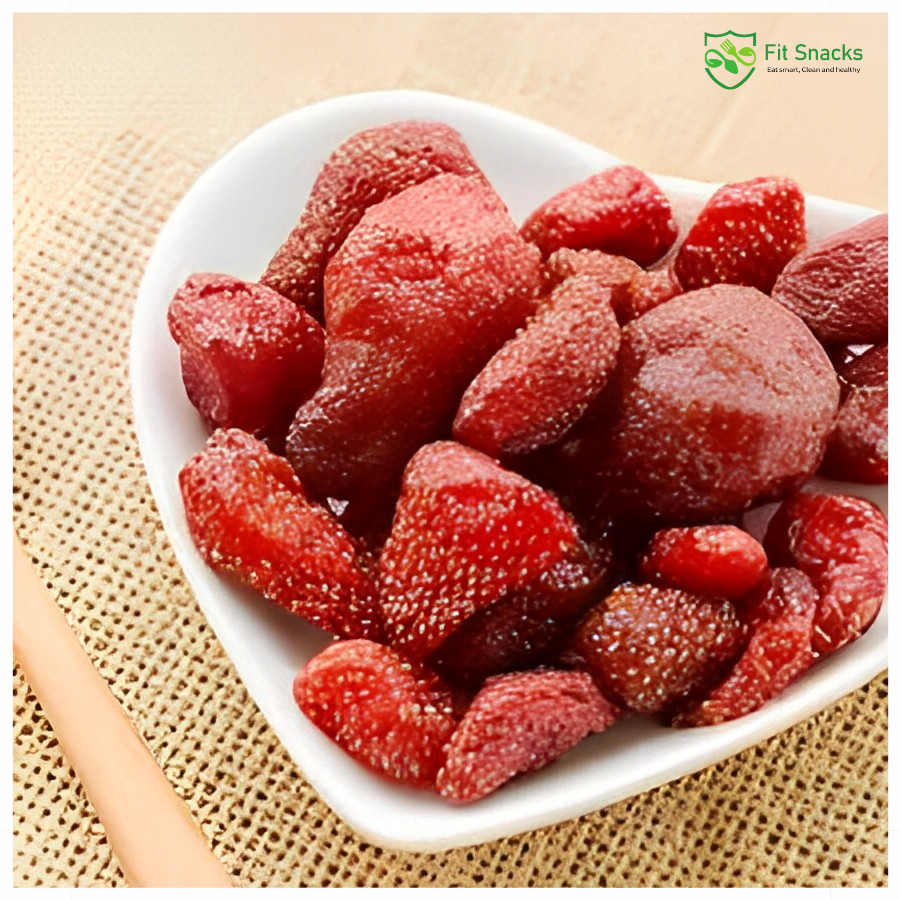Dâu tây sấy dẻo - 100g | Fit Snacks