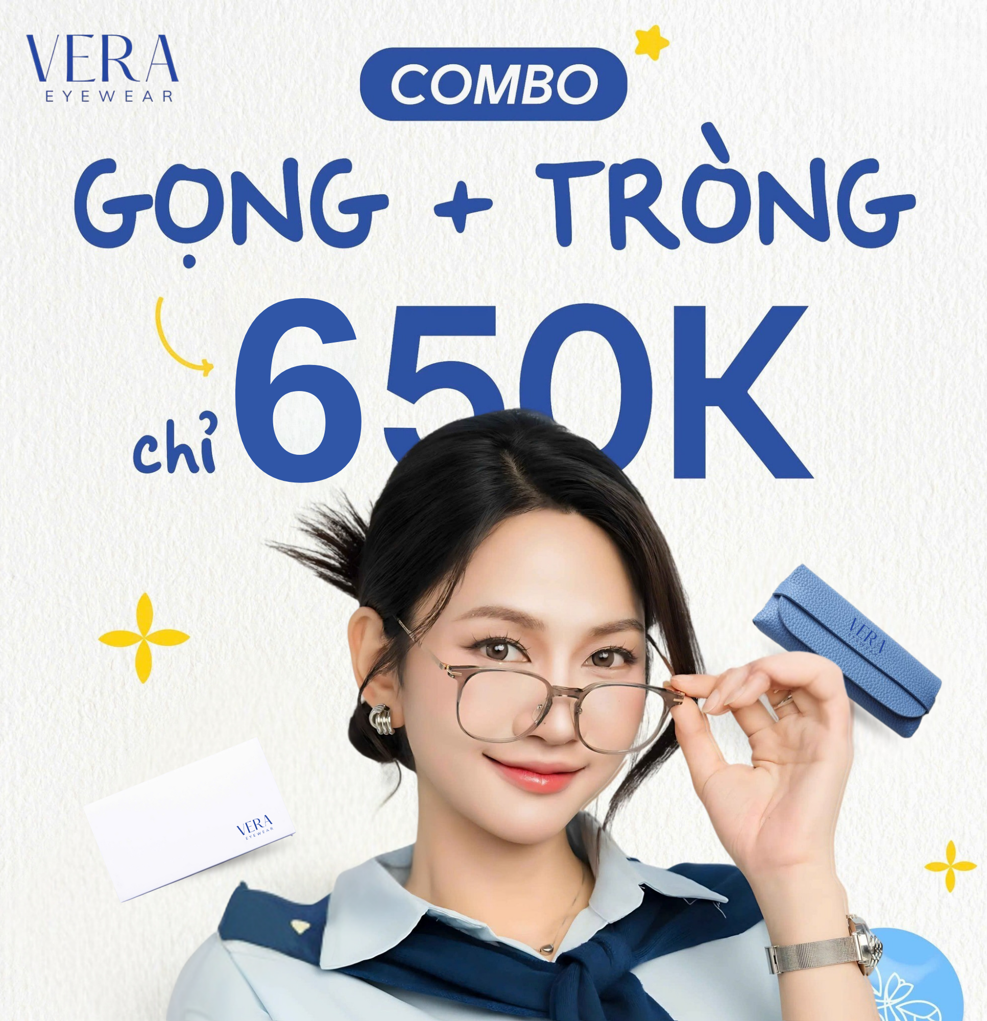 Combo GỌNG KOR + TRÒNG CHEMI U2 650K