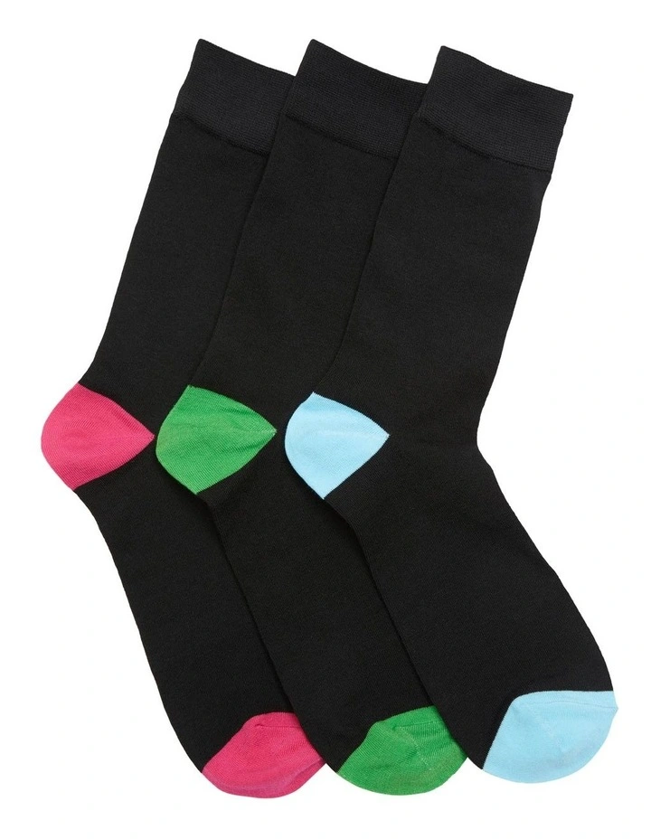 Combo 3 tất Leif Black