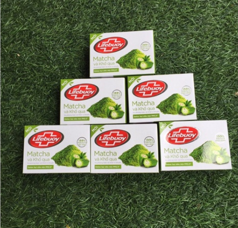 Xà phòng bánh lifebuoy matcha và khổ qua 90g