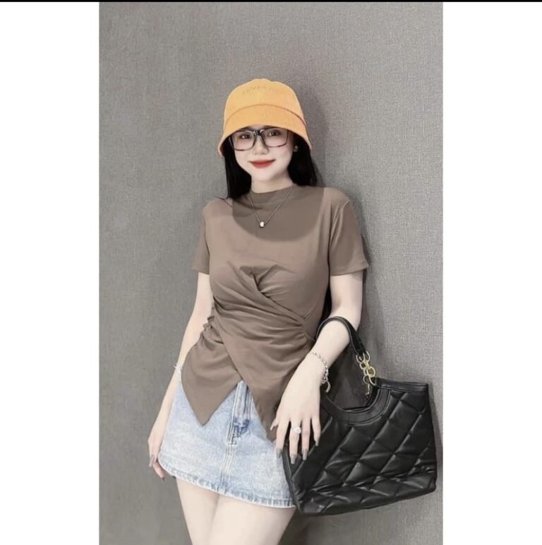 Áo thun xoắn eo GU bigsize AT19