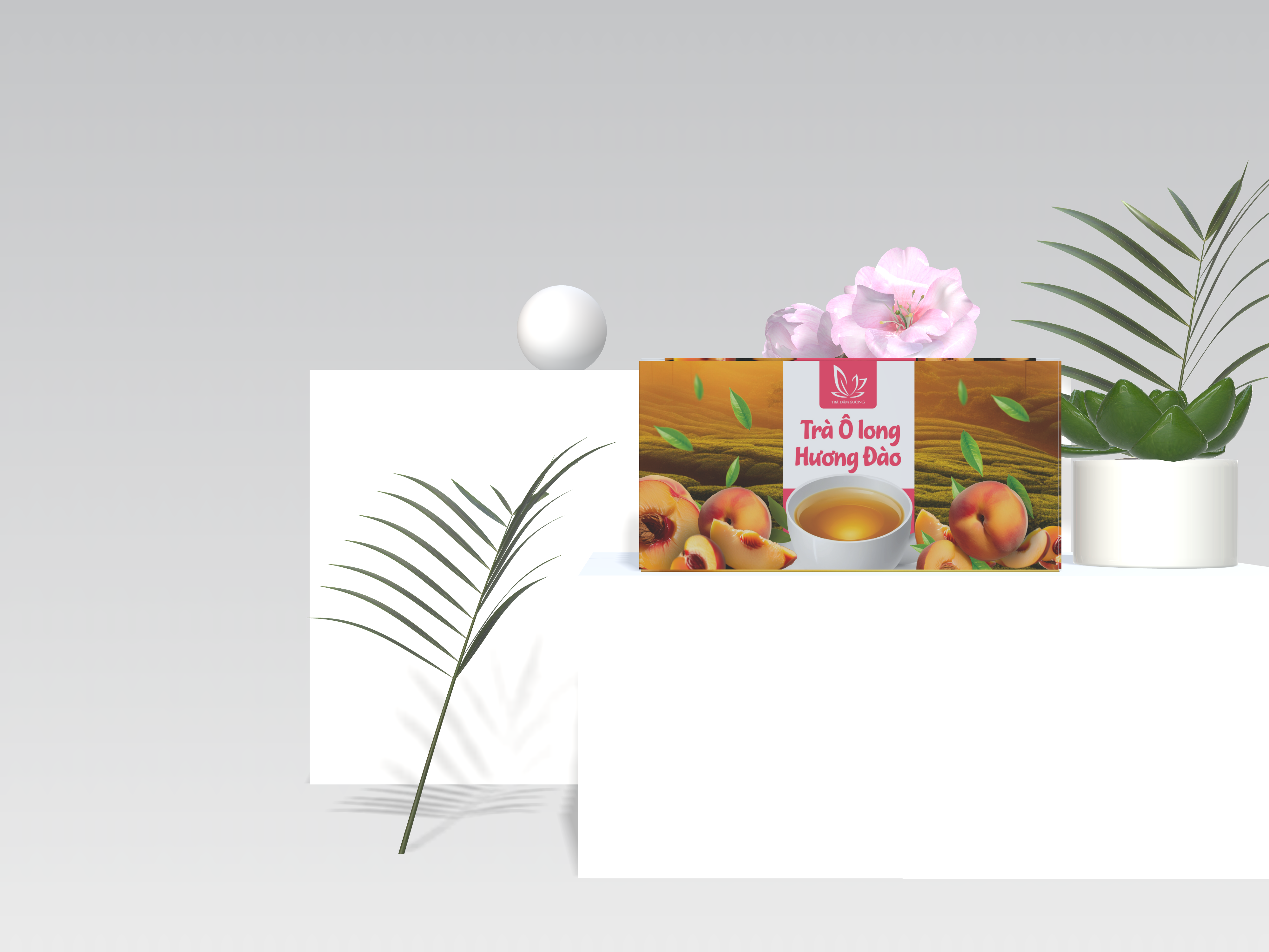 Trà Ô Long Túi Lọc Hương Đào