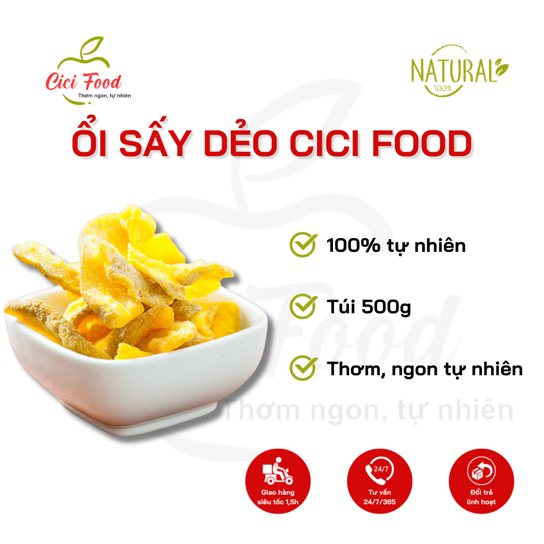 Ổi Sấy Dẻo Cici Food
