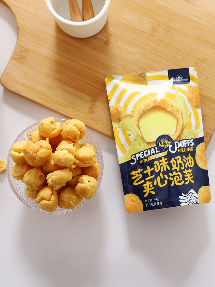 Bánh Su Kem Nhân Phô Mai Sữa