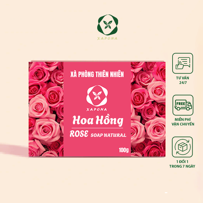 Xà Phòng Hoa Hồng
