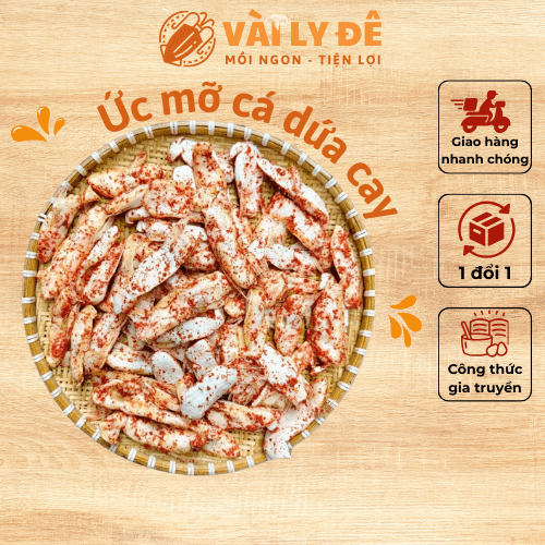 Ức mỡ khô cá dứa cay Cần Giờ béo ngậy, đậm vị cay nồng 1kg