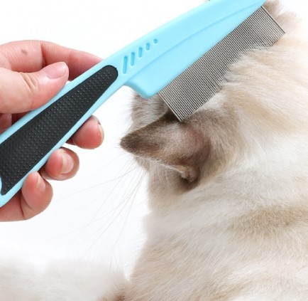 Lược Chải Ve Rận Cho Chó Mèo Có Tay Cầm