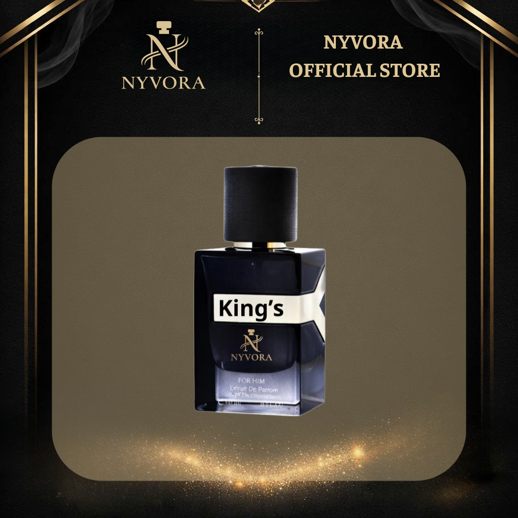 Nước Hoa Nam NYVORA King's - Extrait De Parfum Cao Cấp, Sang Trọng, Lưu Hương Lâu 12h - Chính Hãng 100ml