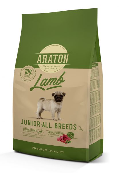 Araton Dog Junior Lamb thịt cừu dành cho chó con 3 kg