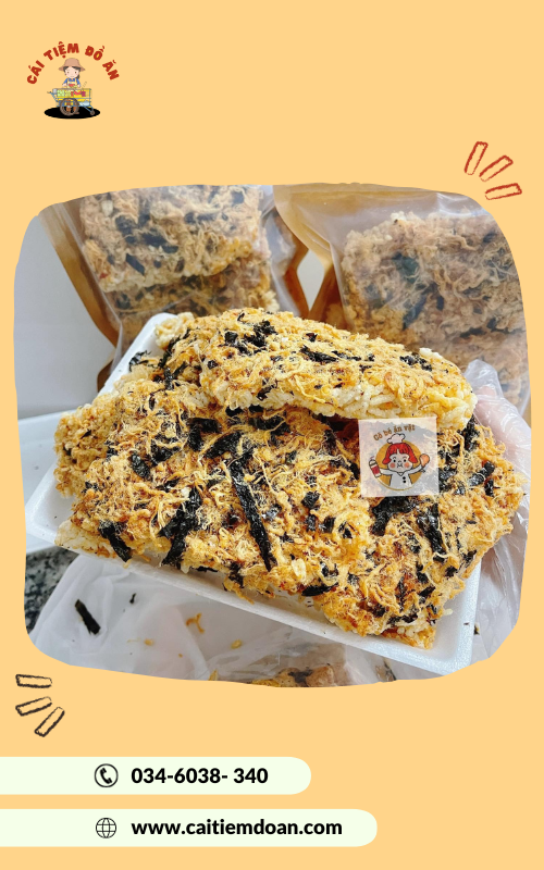 Cơm cháy siêu chà bông rong biển