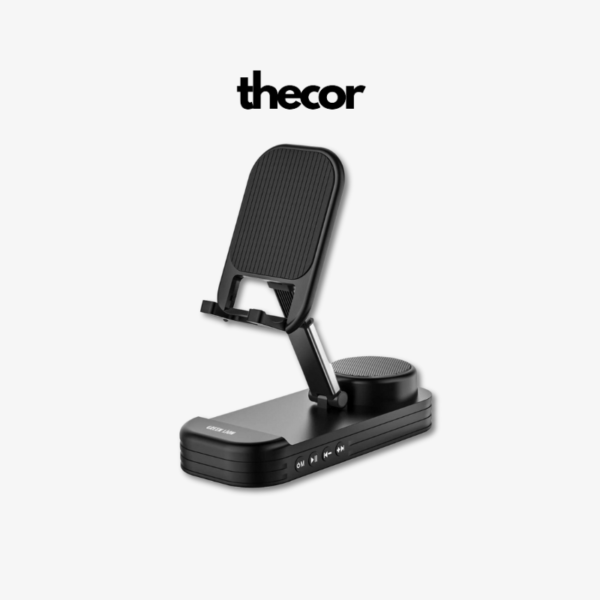 Loa Bluetooth kèm giá đỡ điện thoại