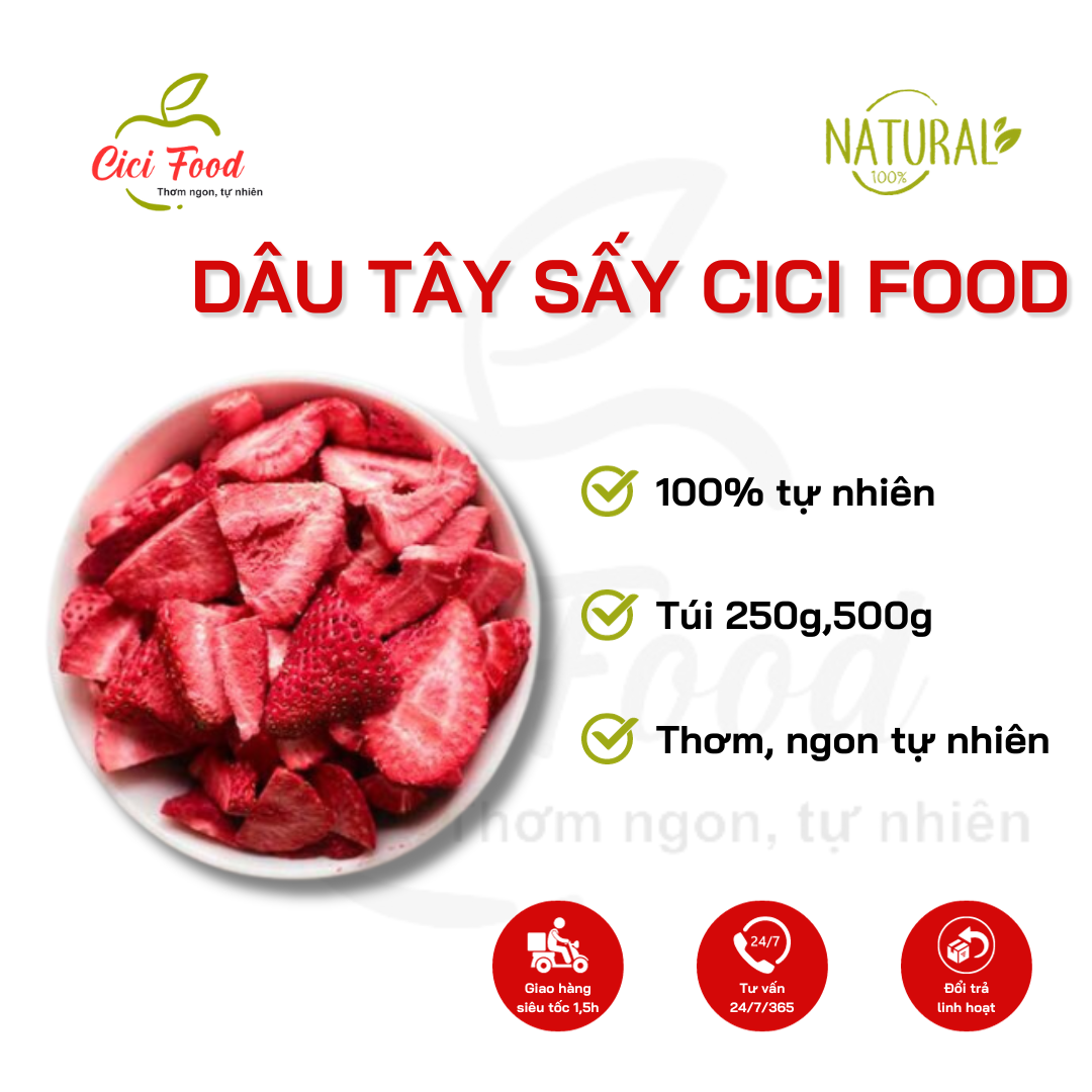Dâu tây sấy lạnh
