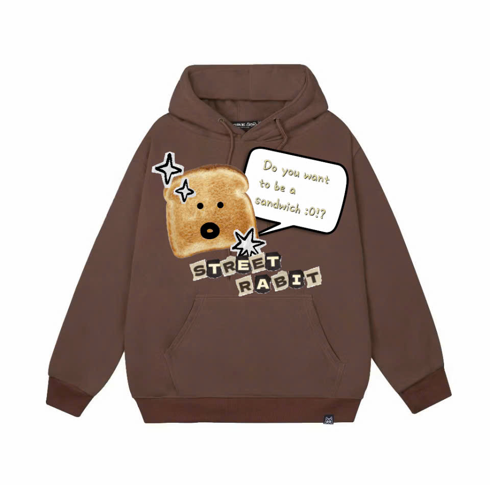 Street Rabbit – Sandwich Toast Hoodie