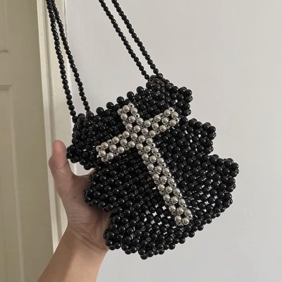 Túi Hạt Đeo Chéo Vintage TESSÉ Handmade