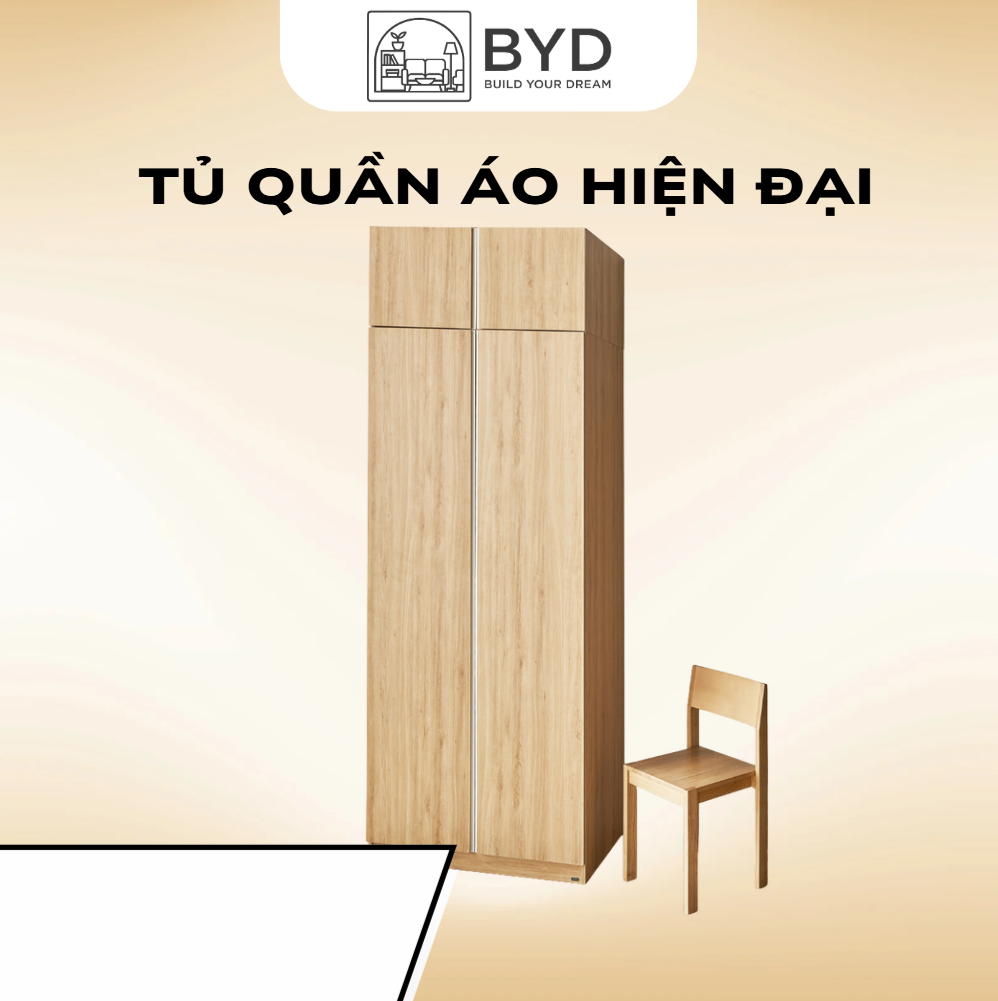 Set Tủ Quần Áo Kèm Tủ Nóc 2m5