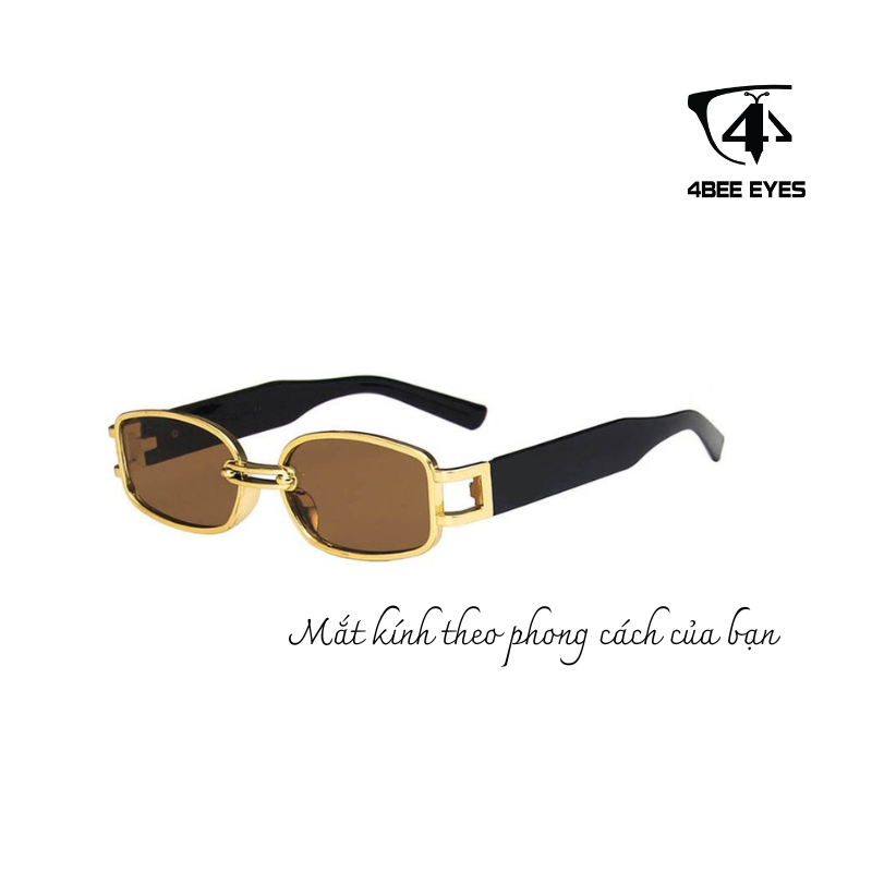 Kính mát gọng chữ nhật nhỏ phong cách cổ điển sang trọng