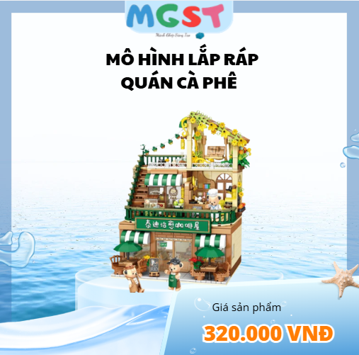 Mô hình LEGO lắp ráp Quán Cà Phê