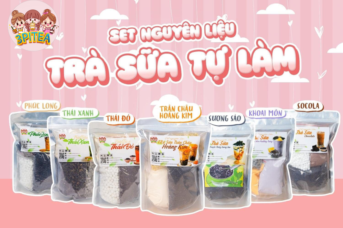 Set trà sữa ngẫu nhiên