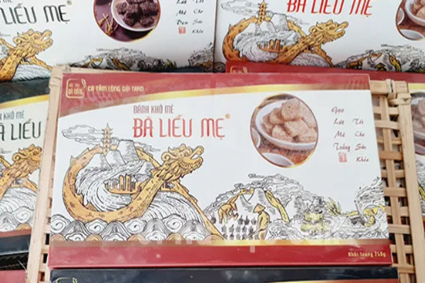 Bánh khô mè gạo lứt