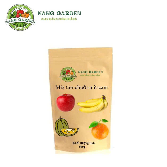 Mix táo chuối mít cam
