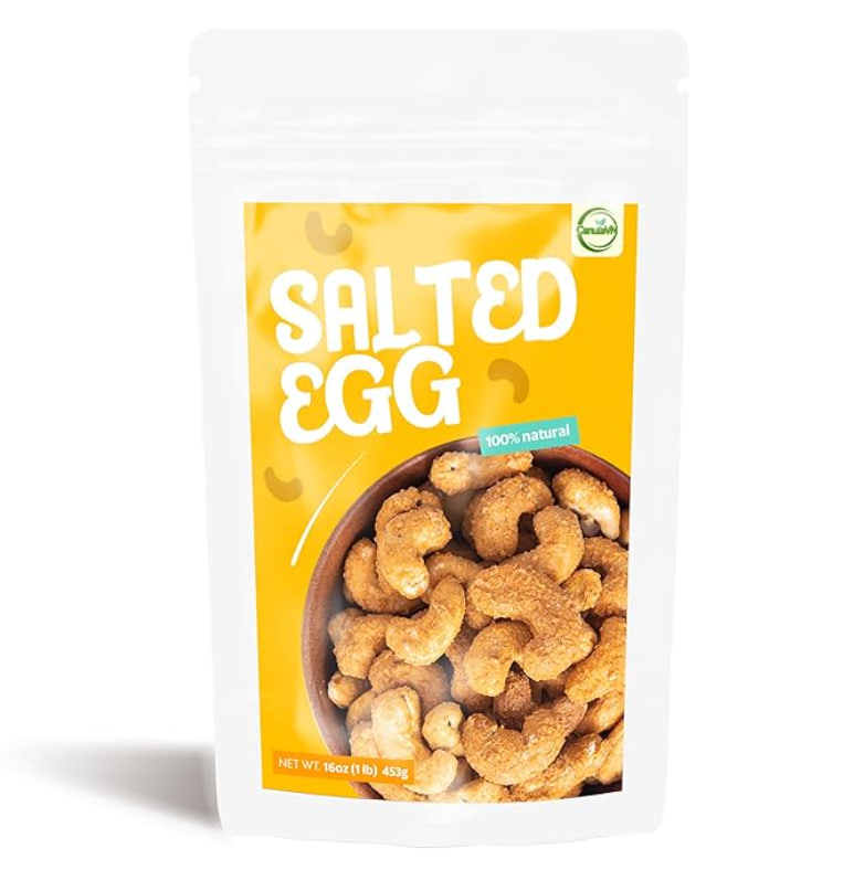Salted Egg Cashews (Hạt điều phủ vị trứng muối)