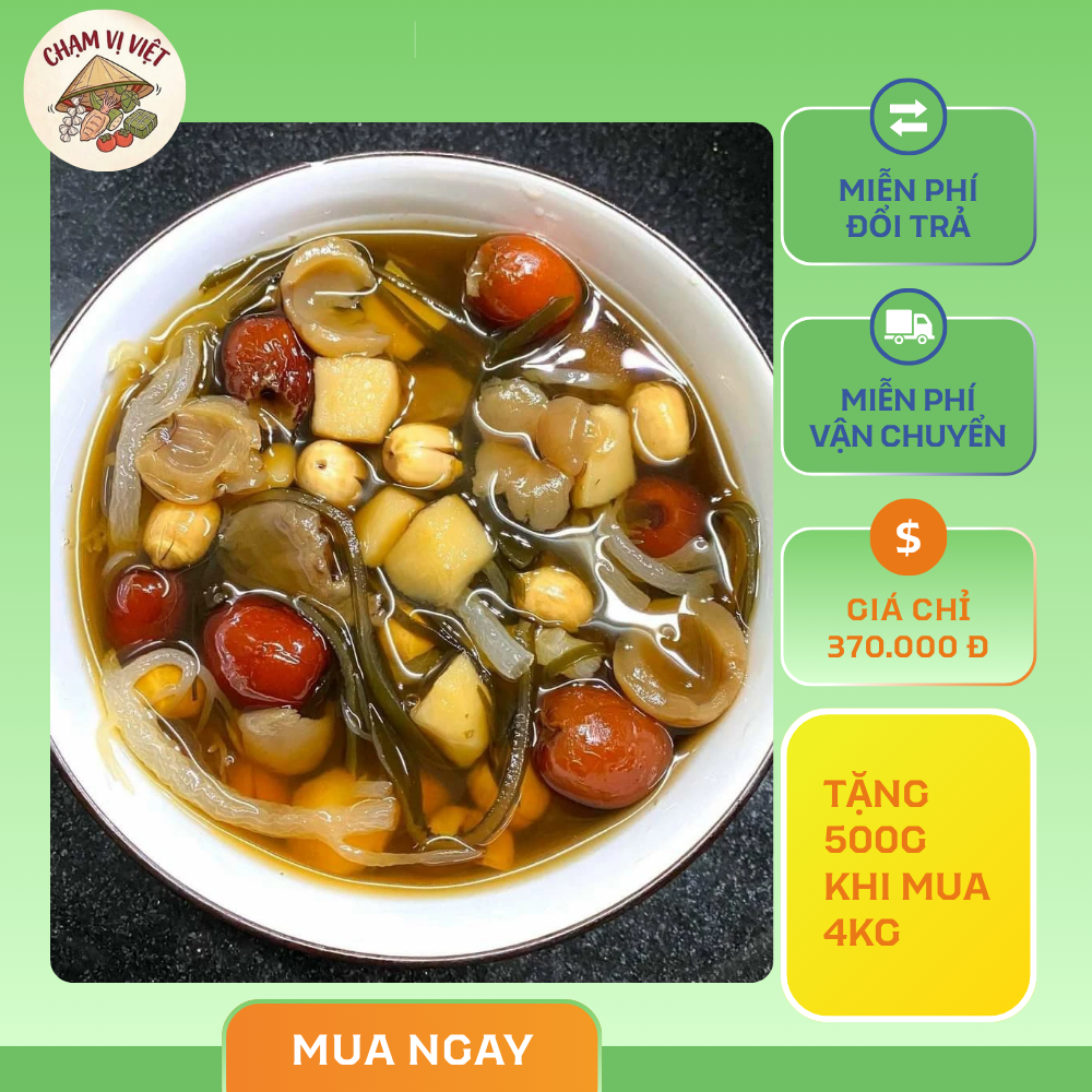 chè sâm bổ lượng Chạm VỊ Việt- đậm vị chuẩn vị nhà làm