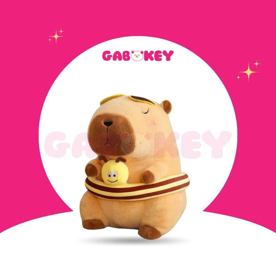 Gấu bông Capybara đi biển
