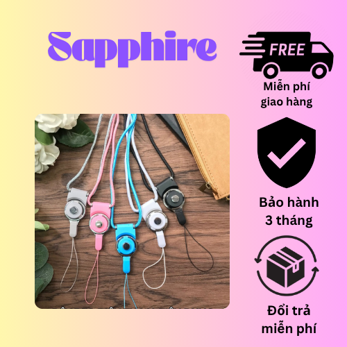 Dây Đeo Điện Thoại Nhiều Màu Sắc - Dây Đeo Ốp Lưng Điện Thoại