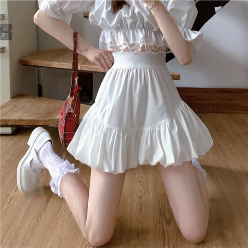 Chân váy chữ A phong cách Hàn Quốc