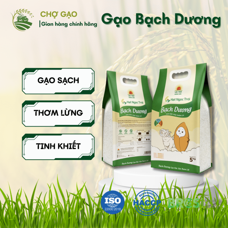 Gạo Bạch Dương 5kg
