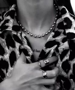 Dây chuyền inox hình tròn cực ngầu