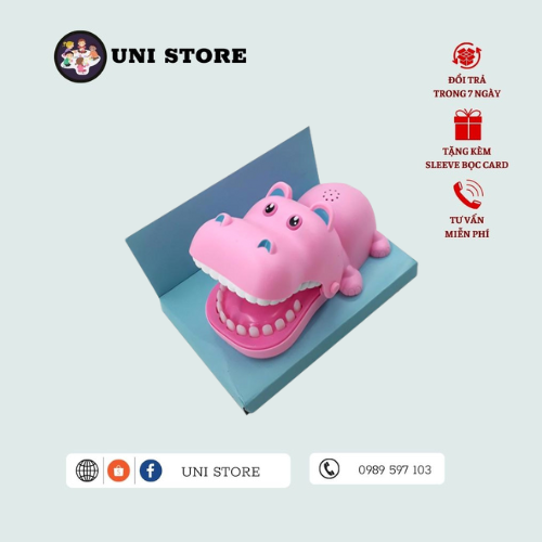 Khám Răng Hà Mã - Đồ Chơi Giải Trí - Loại Lớn Có Âm Thanh