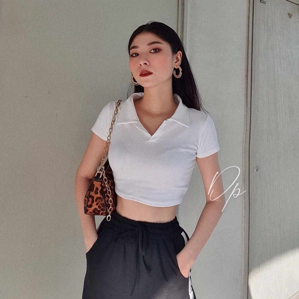 Áo croptop nữ Clover Shop
