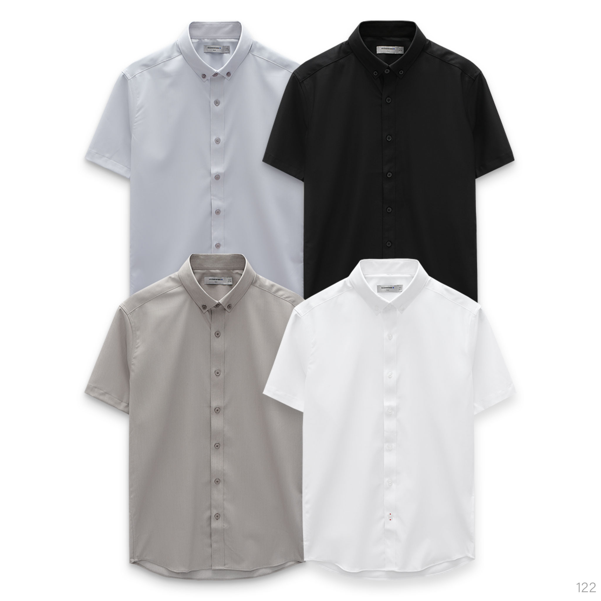 Áo sơ mi tay ngắn cotton