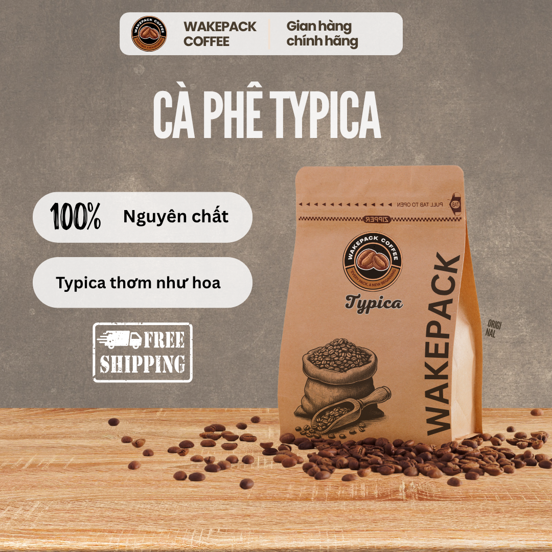 Cà Phê Typica Nguyên Chất WAKEPACK COFFEE