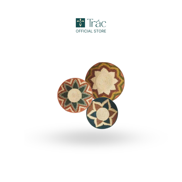 Decor tường – Đĩa cói treo tường thủ công