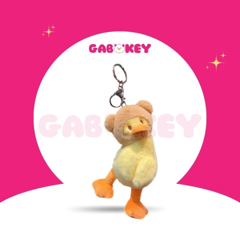 Móc khóa vịt búp bê