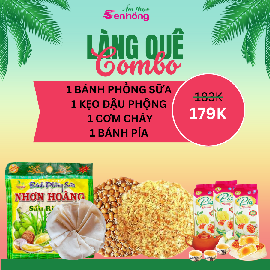 Combo Làng Quê ẩm thực Sen Hồng