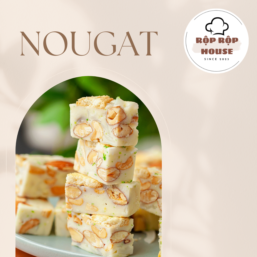 Kẹo Nougat Vị Nguyên Bản