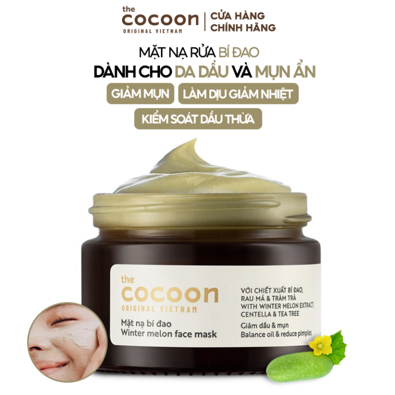 Mặt Nạ Bí Đao Cocoon Winter Melon Face Mask