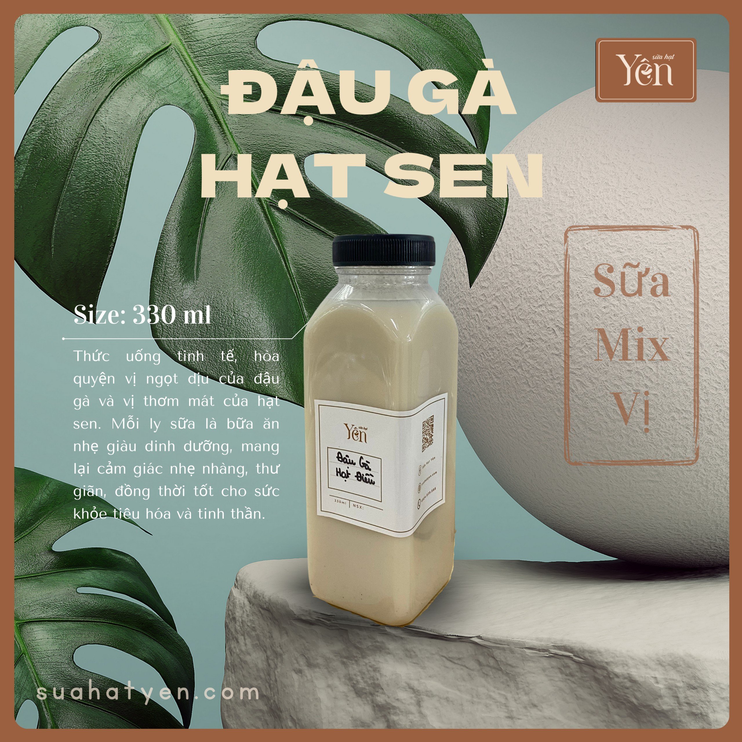 Sữa Đậu Gà - Hạt sen