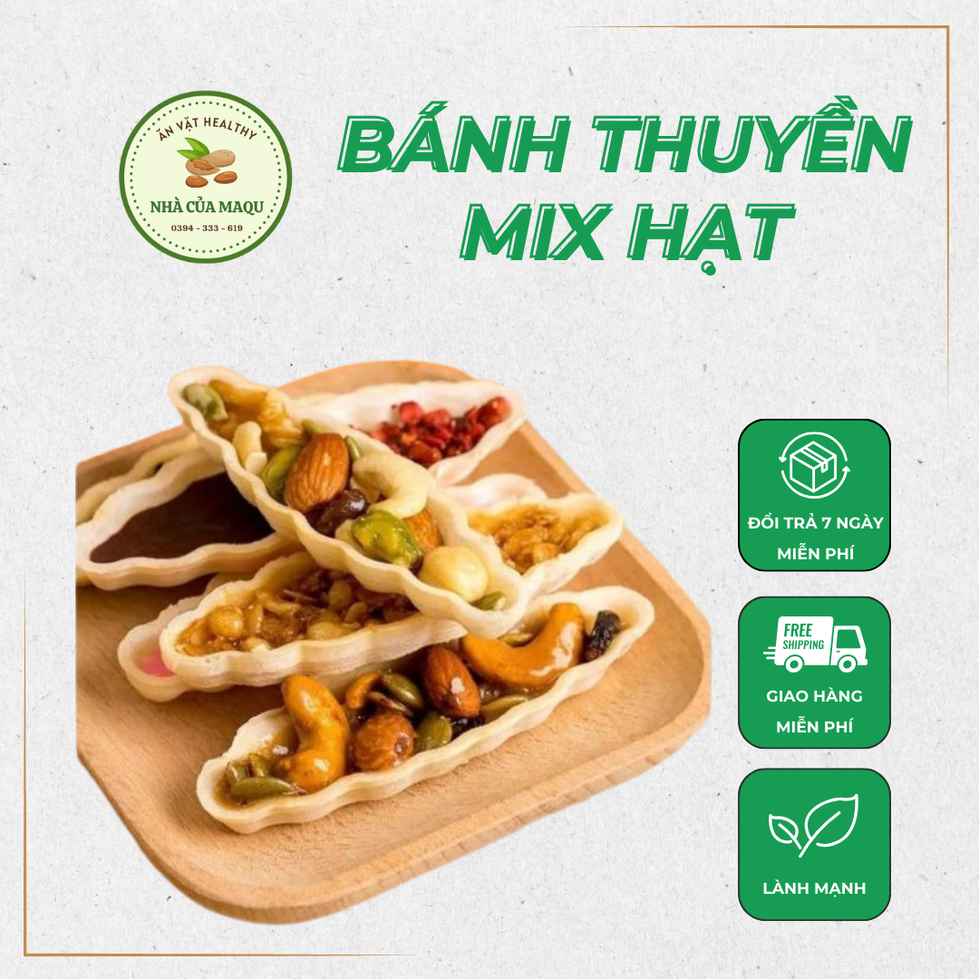 Bánh Thuyền Mix Hạt Dinh Dưỡng