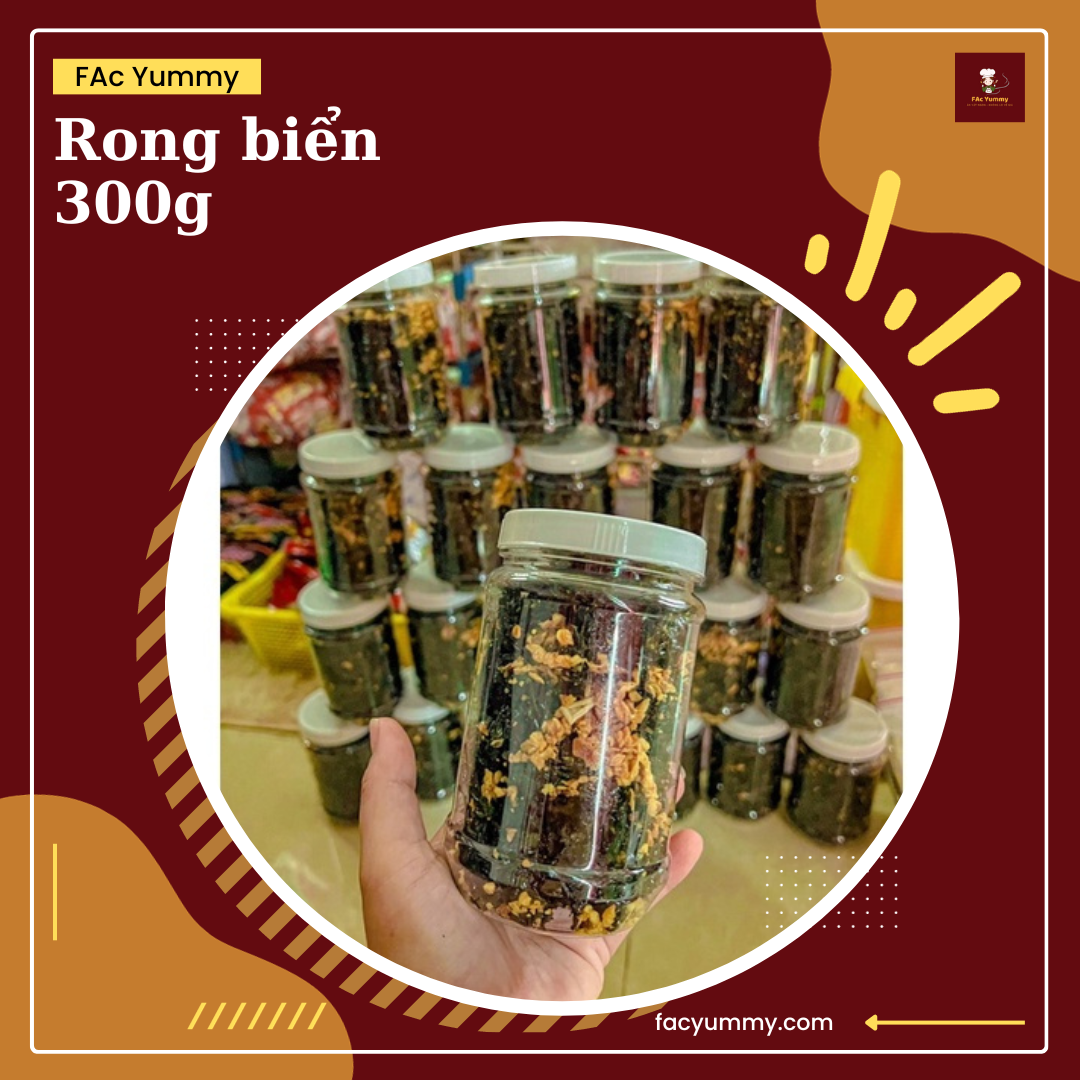 Rong biển cháy tỏi FAc Yummy